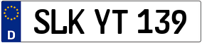 Truck License Plate